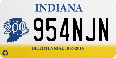 IN license plate 954NJN