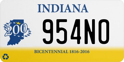 IN license plate 954NO