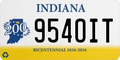 IN license plate 954OIT