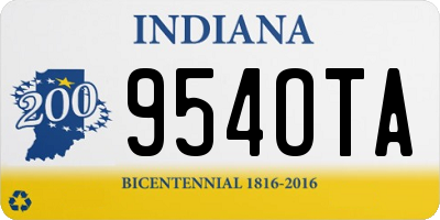 IN license plate 954OTA