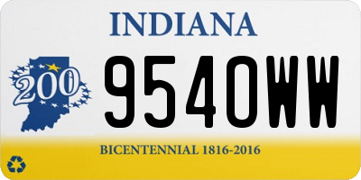 IN license plate 954OWW