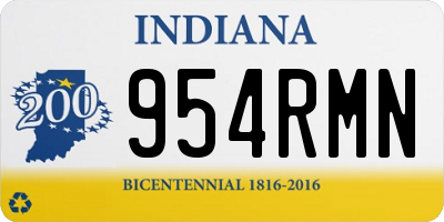 IN license plate 954RMN