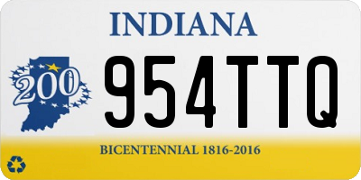 IN license plate 954TTQ