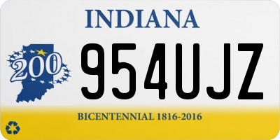 IN license plate 954UJZ