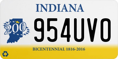IN license plate 954UVO