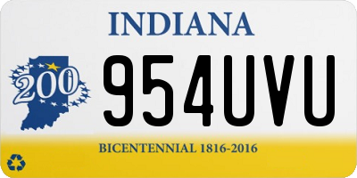 IN license plate 954UVU