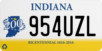 IN license plate 954UZL