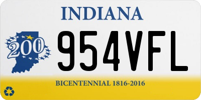 IN license plate 954VFL
