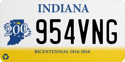 IN license plate 954VNG