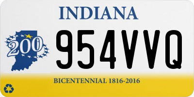 IN license plate 954VVQ