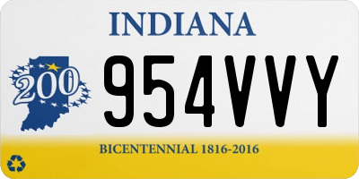 IN license plate 954VVY