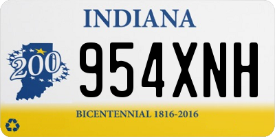 IN license plate 954XNH