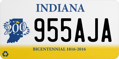 IN license plate 955AJA