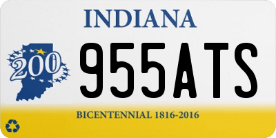 IN license plate 955ATS