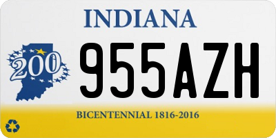 IN license plate 955AZH