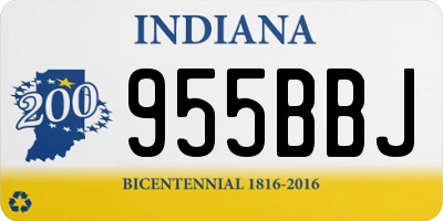 IN license plate 955BBJ