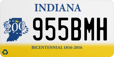 IN license plate 955BMH