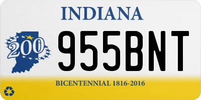 IN license plate 955BNT