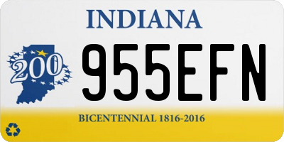 IN license plate 955EFN