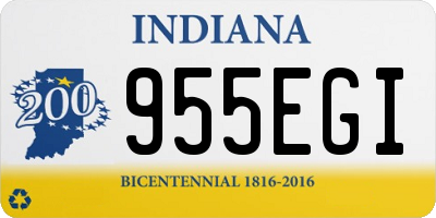 IN license plate 955EGI