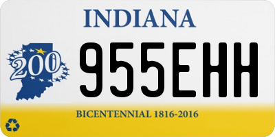IN license plate 955EHH