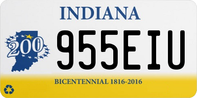 IN license plate 955EIU