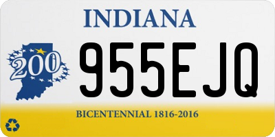 IN license plate 955EJQ