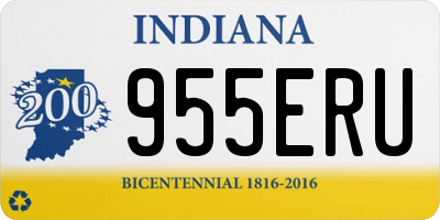 IN license plate 955ERU