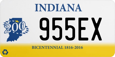 IN license plate 955EX