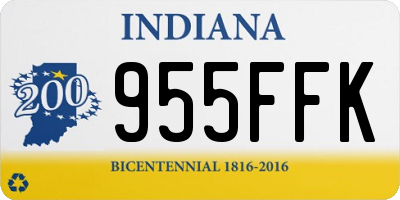 IN license plate 955FFK