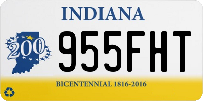 IN license plate 955FHT