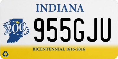 IN license plate 955GJU