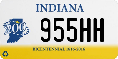 IN license plate 955HH