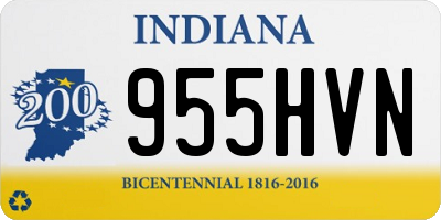 IN license plate 955HVN