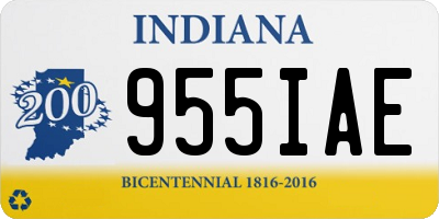 IN license plate 955IAE