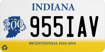 IN license plate 955IAV