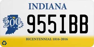 IN license plate 955IBB