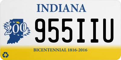 IN license plate 955IIU