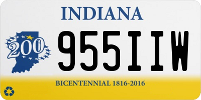 IN license plate 955IIW