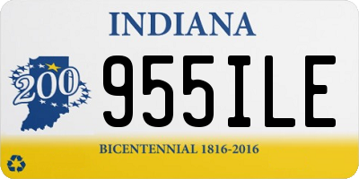 IN license plate 955ILE