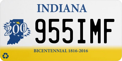IN license plate 955IMF