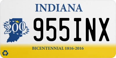 IN license plate 955INX