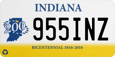 IN license plate 955INZ