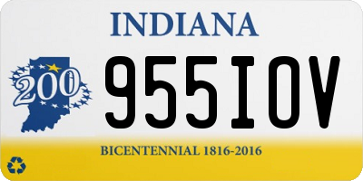 IN license plate 955IOV