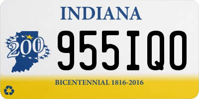 IN license plate 955IQO