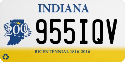 IN license plate 955IQV