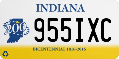 IN license plate 955IXC