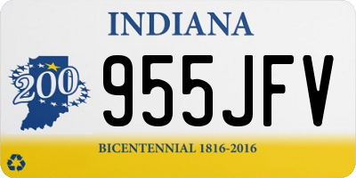 IN license plate 955JFV