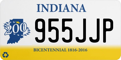 IN license plate 955JJP