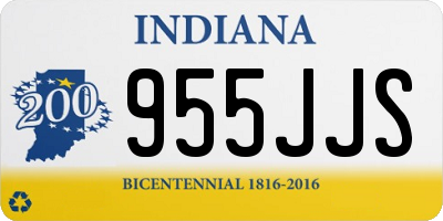 IN license plate 955JJS